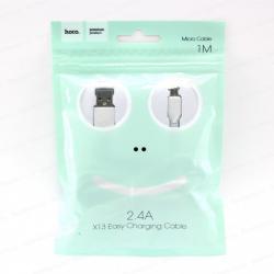 Кабель USB -> microUSB 1m HOCO X13 Easy Charging